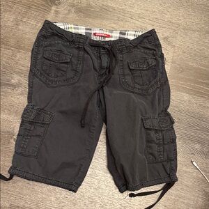 UNIONBAY Women's Black Cargo Shorts